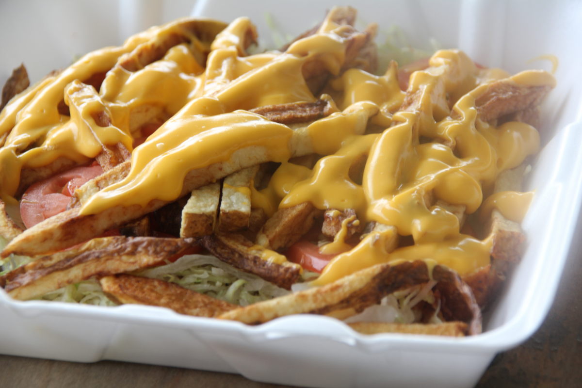 Stacked Chicken Tender Salad